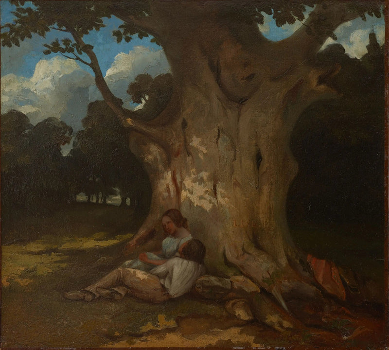 बड़ा ओक - Gustave Courbet