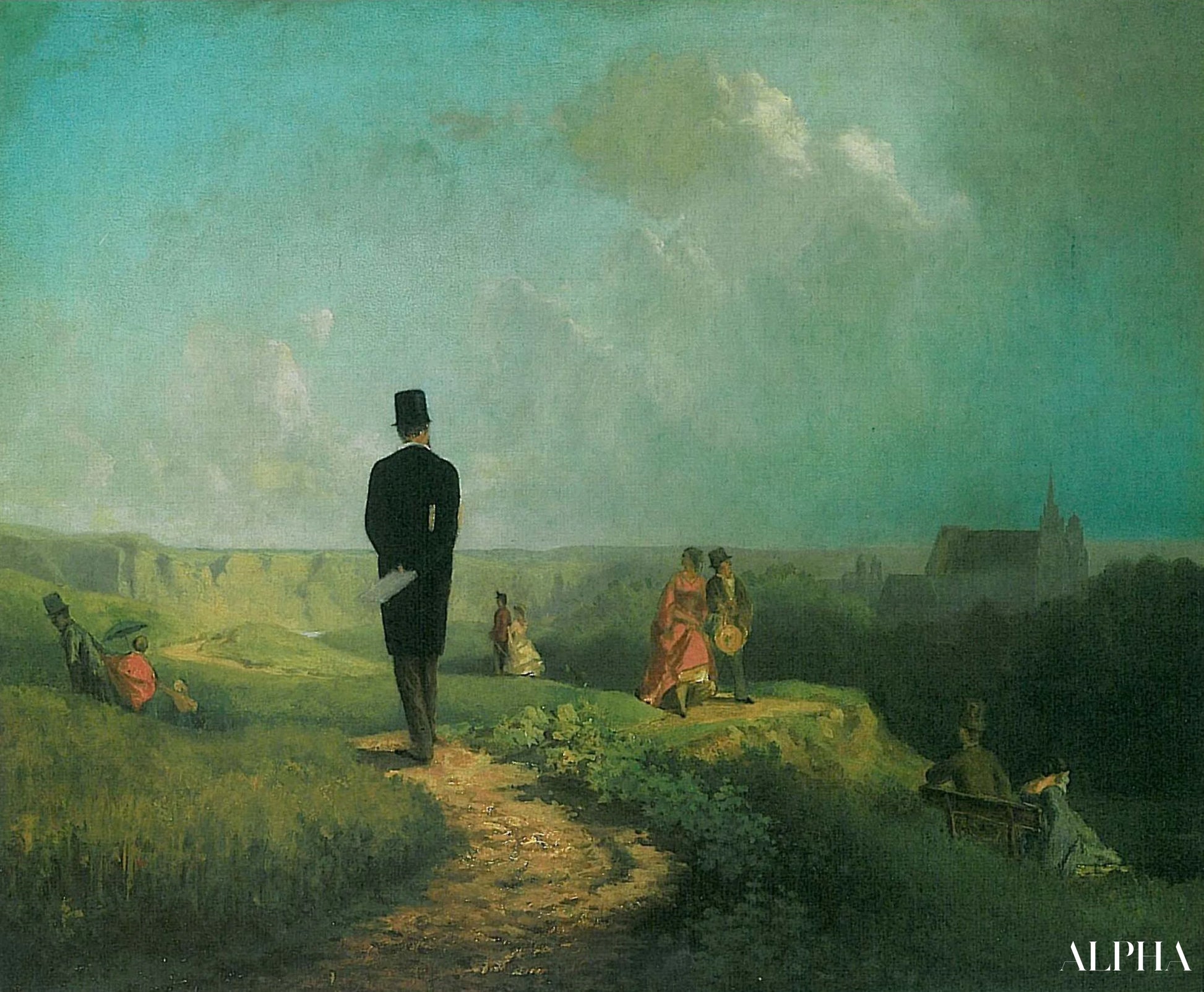 Le Hagestolz - Carl Spitzweg - Reproductions de tableaux et peintures haut de gamme