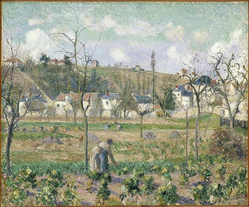 मौबुइस्सन का बगीचा, पोंटॉइज़, माँ बेलेट - कैमेल पिस्सारो