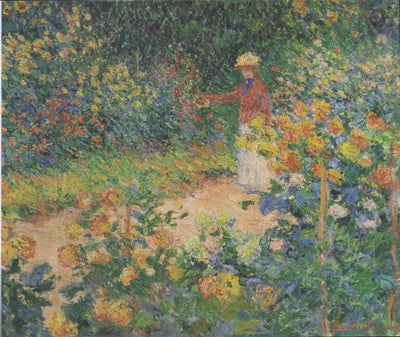 Reproduction du tableau « Le Jardin de Monet à Giverny - Claude Monet » par Alpha Reproduction en peinture à l’huile