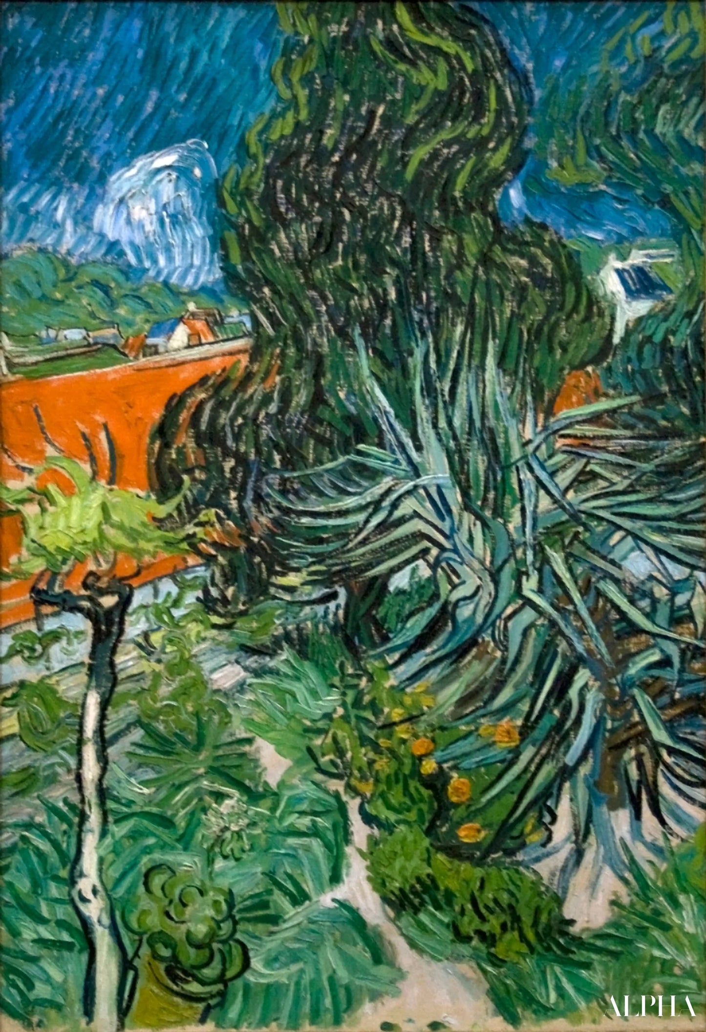 Le Jardin du docteur Gachet à Auvers - Van Gogh - Reproductions de tableaux et peintures haut de gamme