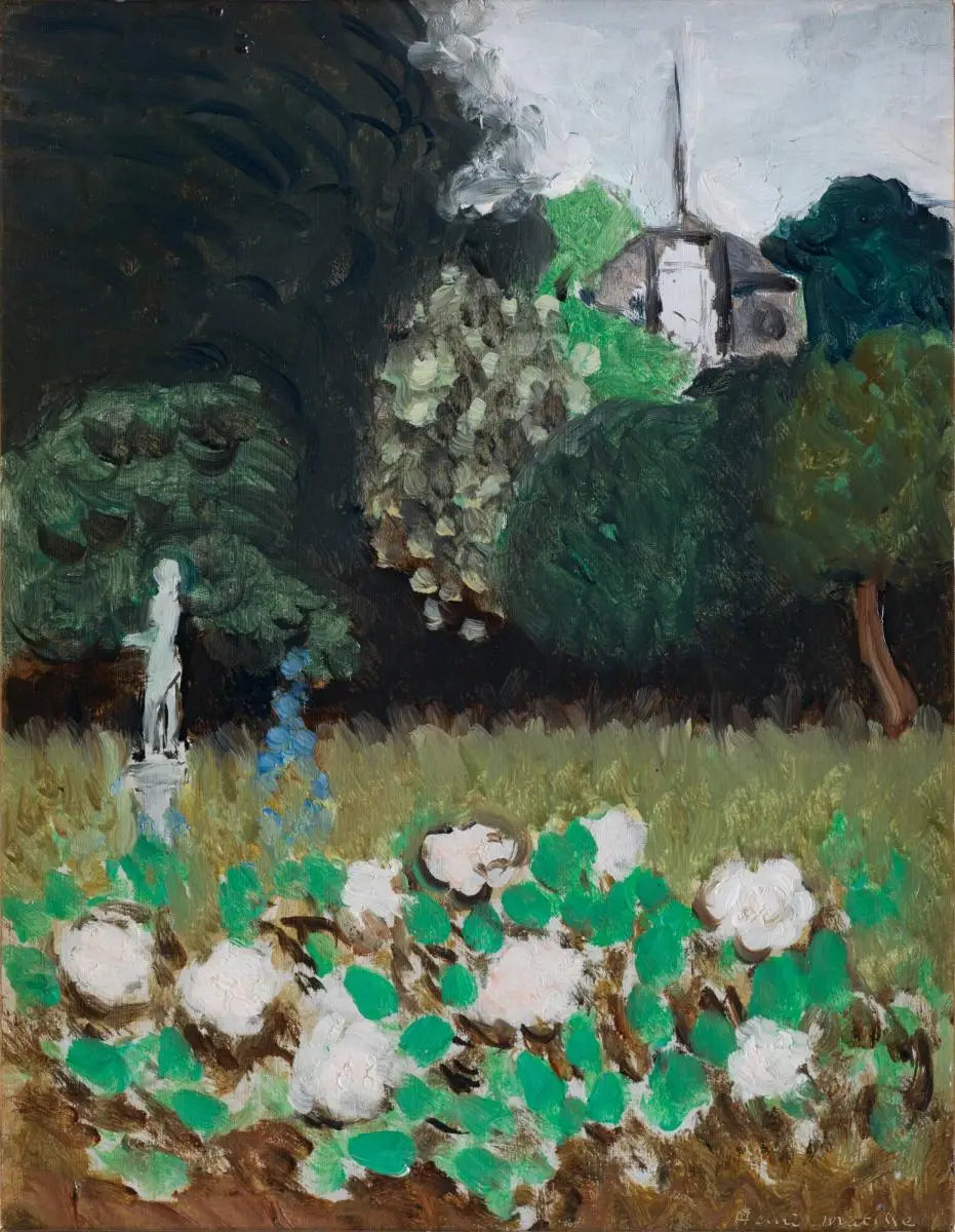 Reproduction du tableau « Le Jardin - Henri Matisse » par Alpha Reproduction en peinture à l’huile