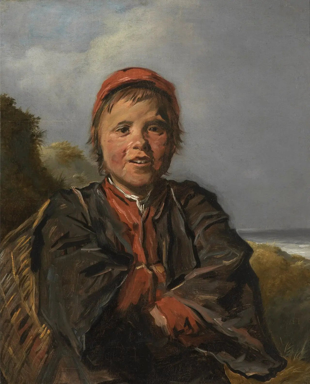 Le Jeune Pêcheur - Frans Hals image 1 reproduction d’œuvre d’art à l’huile