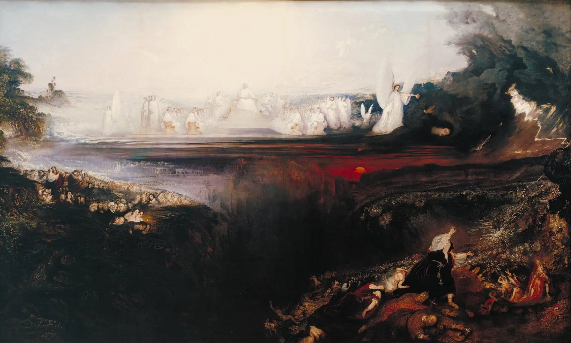 Le Jugement dernier - John Martin image 1 copie de tableau peinte à la main