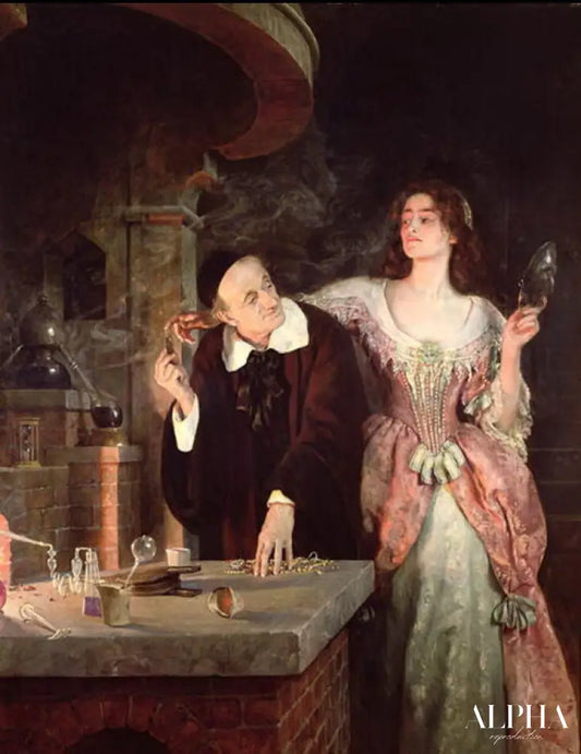 Le Laboratoire - John Collier Reproductions de tableaux à la peinture à l’huile