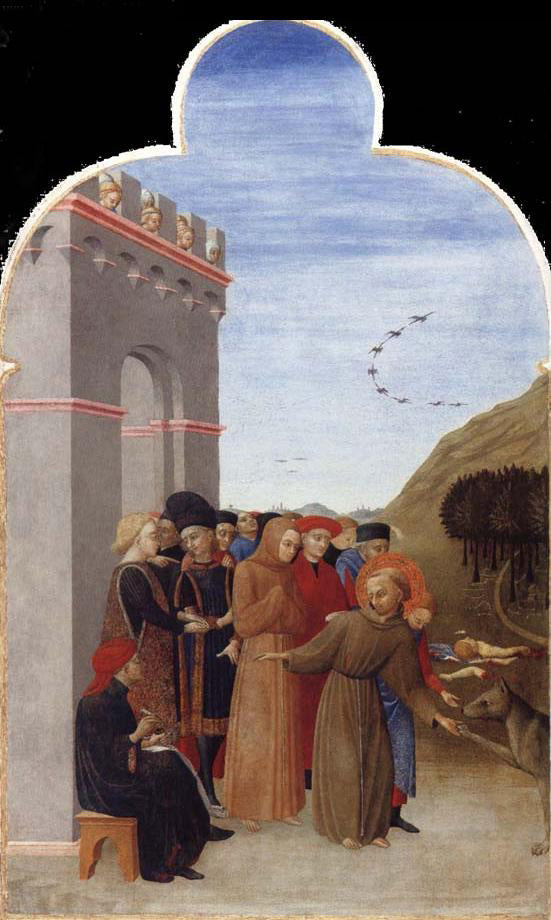 गुबियो का भेड़िया - Stefano di Giovanni (Sassetta)