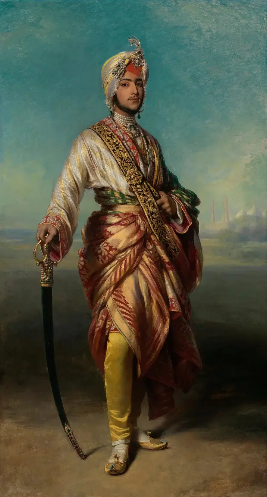 द महाराजा दुलीप सिंह (1838-1893) - फ्रांज़ एक्सावेर विंटरहॉल्टर