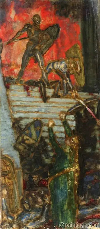 'निबेलुंग का दुर्भाग्य - फ्रांज वॉन स्टक'