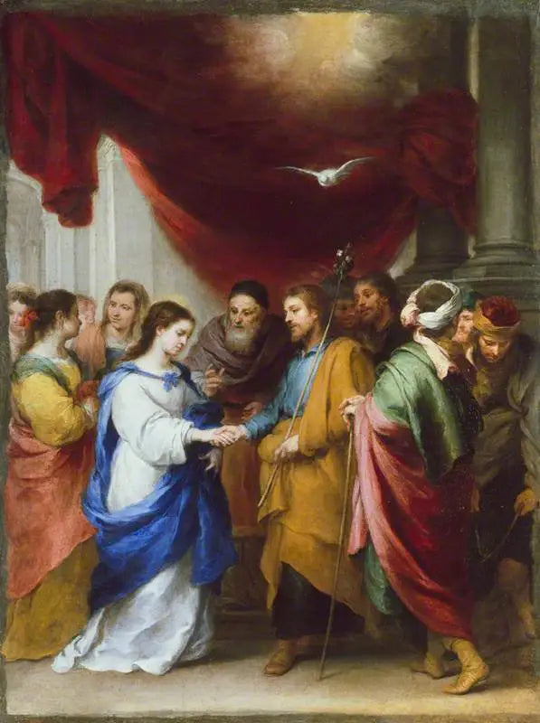 वर्जिन का विवाह - बार्टोलोमे़ Esteban Murillo