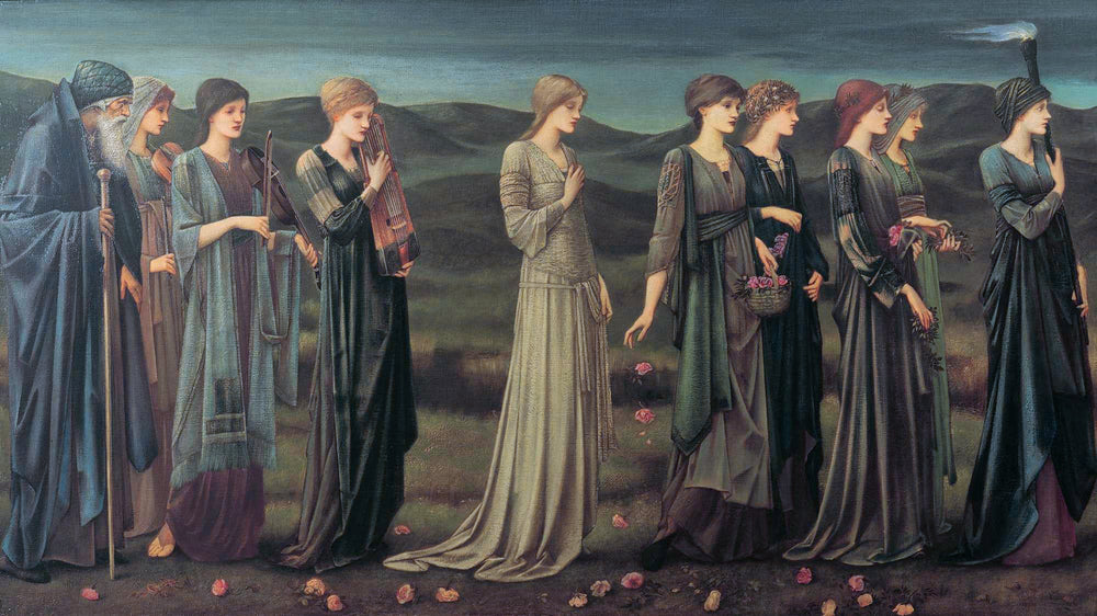 Le Mariage de Psyché - Edward Burne-Jones image 1 reproduction artisanale de tableau