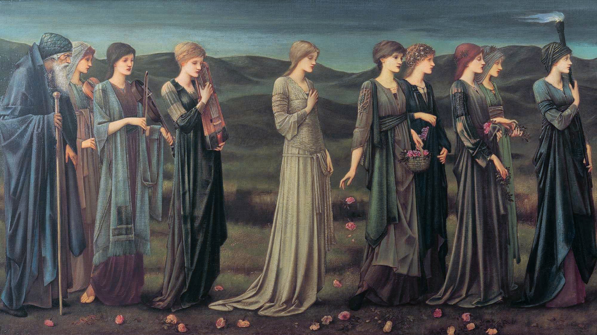 Le Mariage de Psyché - Edward Burne-Jones image 1 reproduction artisanale de tableau