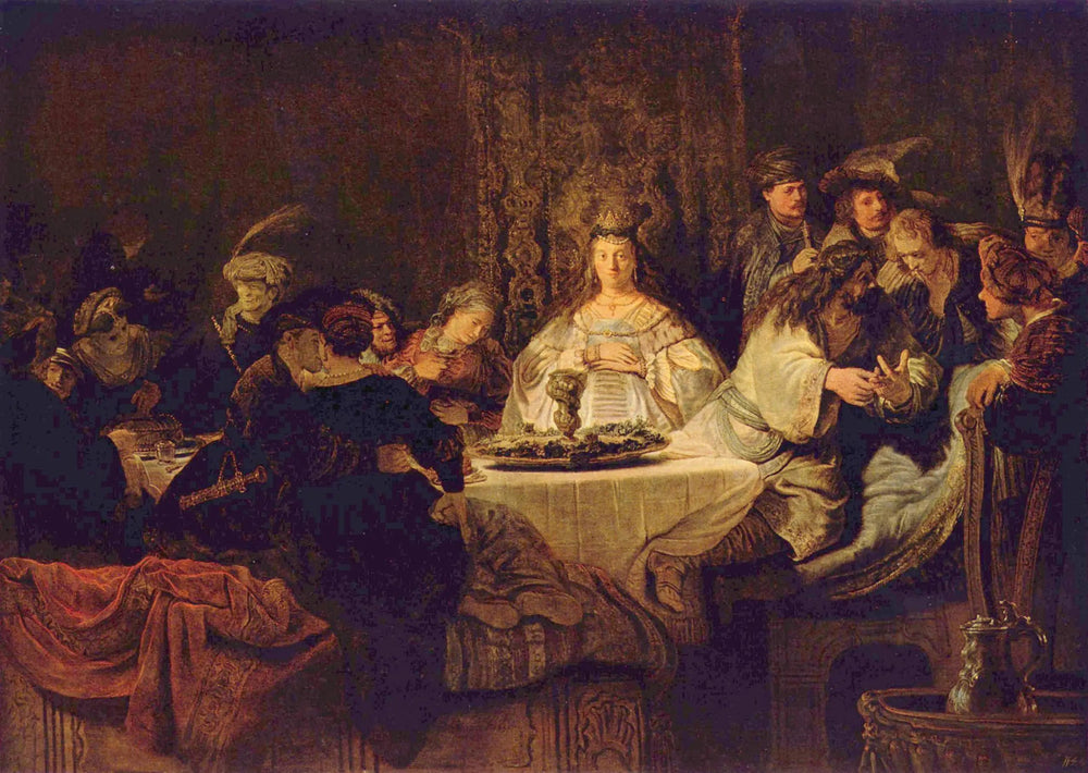 Le mariage de Samson - Rembrandt image 1 reproduction réalisée par Alpha Reproduction