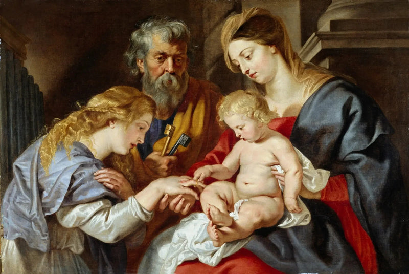 संत कैथरीन का रहस्यमय विवाह - पीटर पॉल रूबेंस