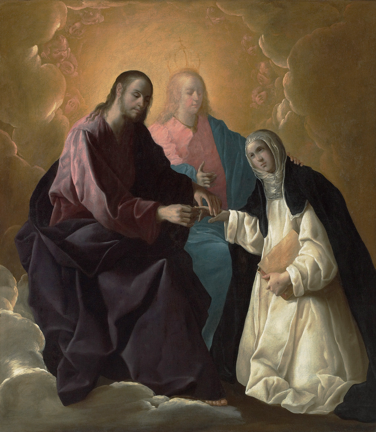 Le mariage mystique de sainte Catherine de Sienne - Francisco de Zurbarán - Alpha Reproduction