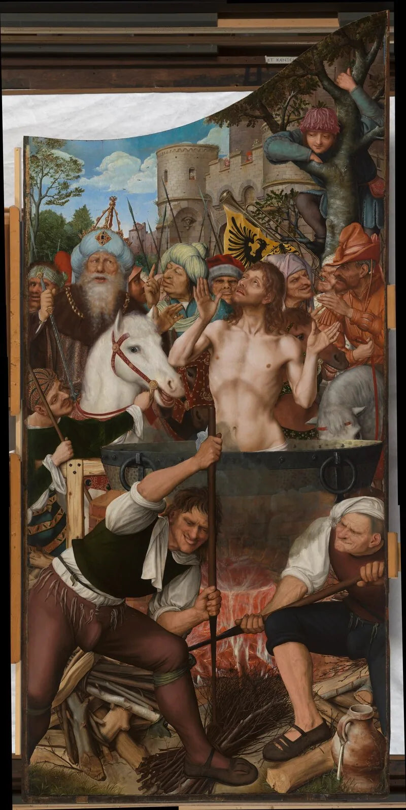 Le martyre de saint Jean - Quentin Metsys image 1 tableau peint à l’huile sur toile