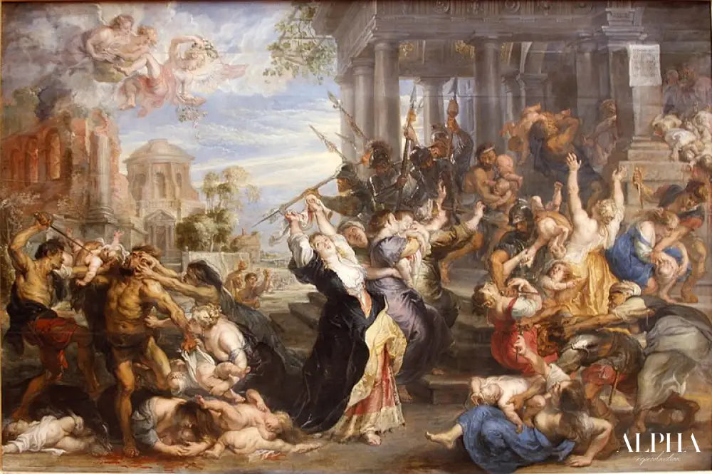 Le meurtre de l'enfant de Bethlehem - Peter Paul Rubens - Reproductions de tableaux et peintures haut de gamme