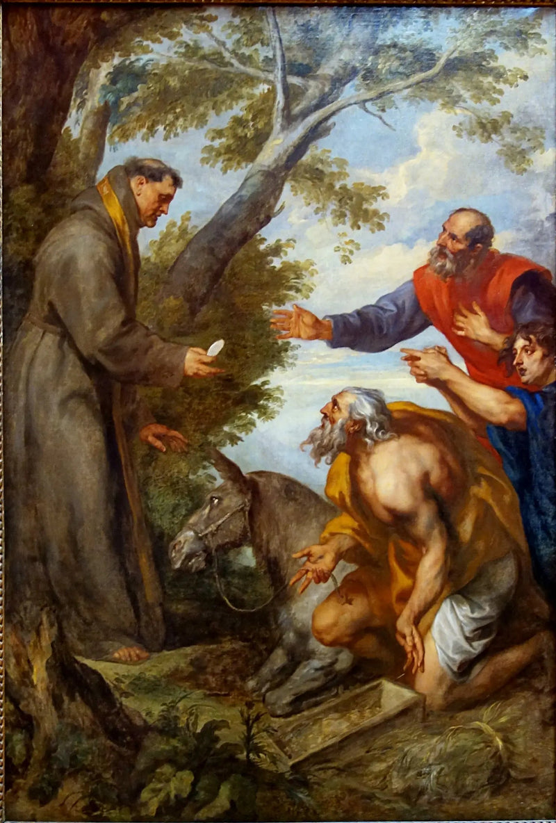 खच्चर का चमत्कार - Antoine van Dyck