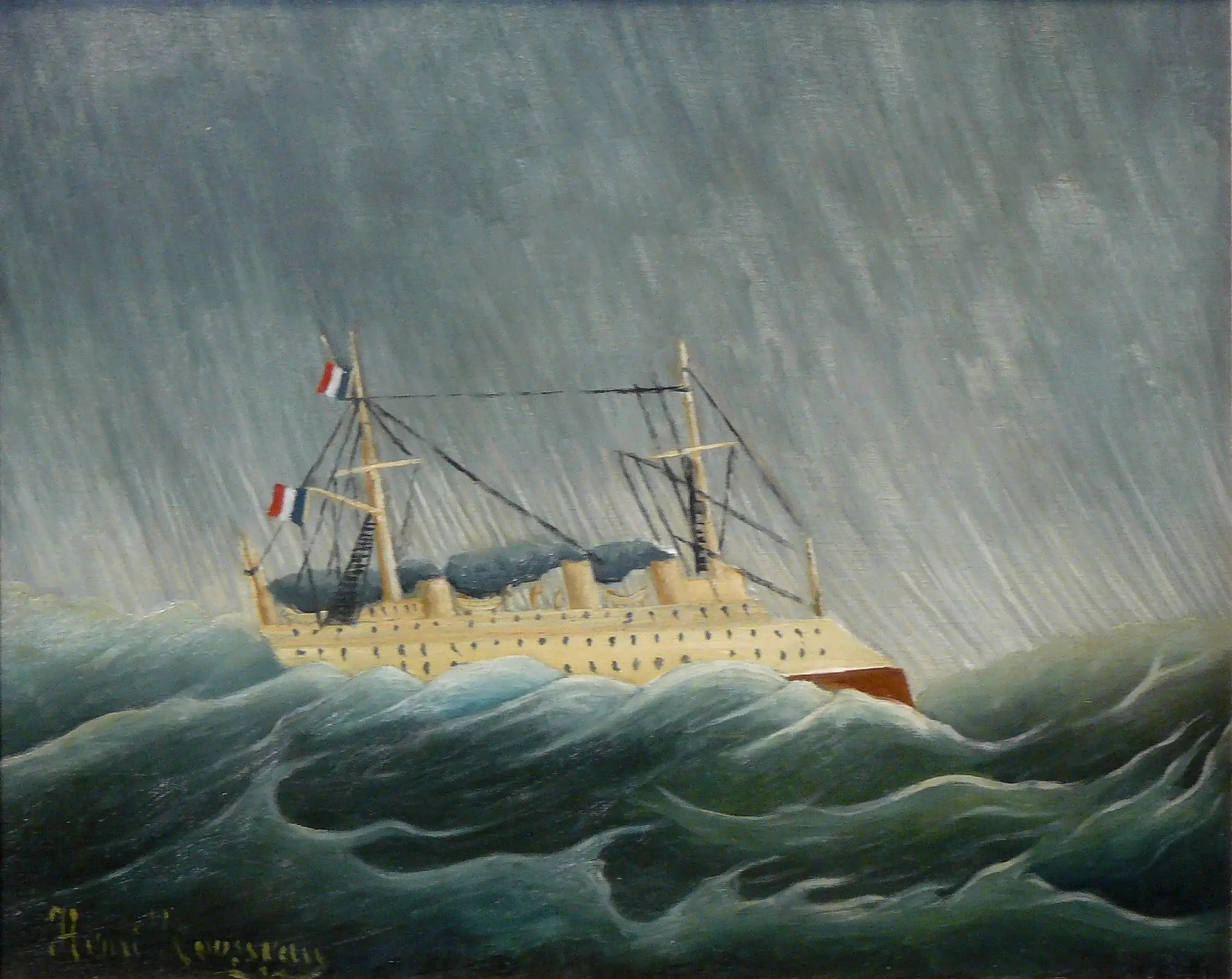 Le Navire dans la tempête - Henri Rousseau - Alpha Reproduction
