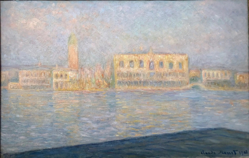 Le Palais Ducal vu de Saint-Georges Majeur - Claude Monet image 1 reproduction d’œuvre d’art à l’huile