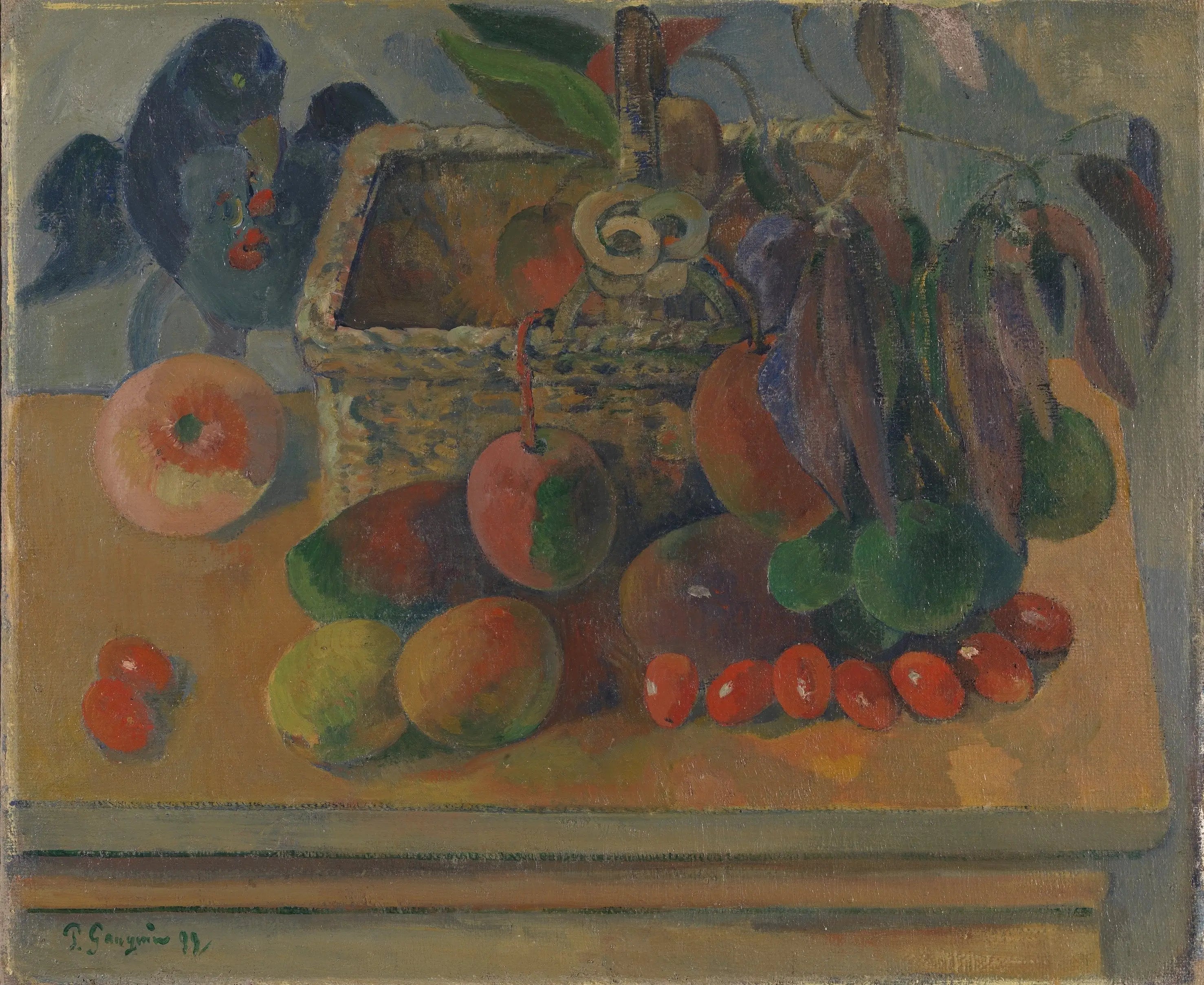 Reproduction du tableau « Le Panier carré - Paul Gauguin » par Alpha Reproduction en peinture à l’huile