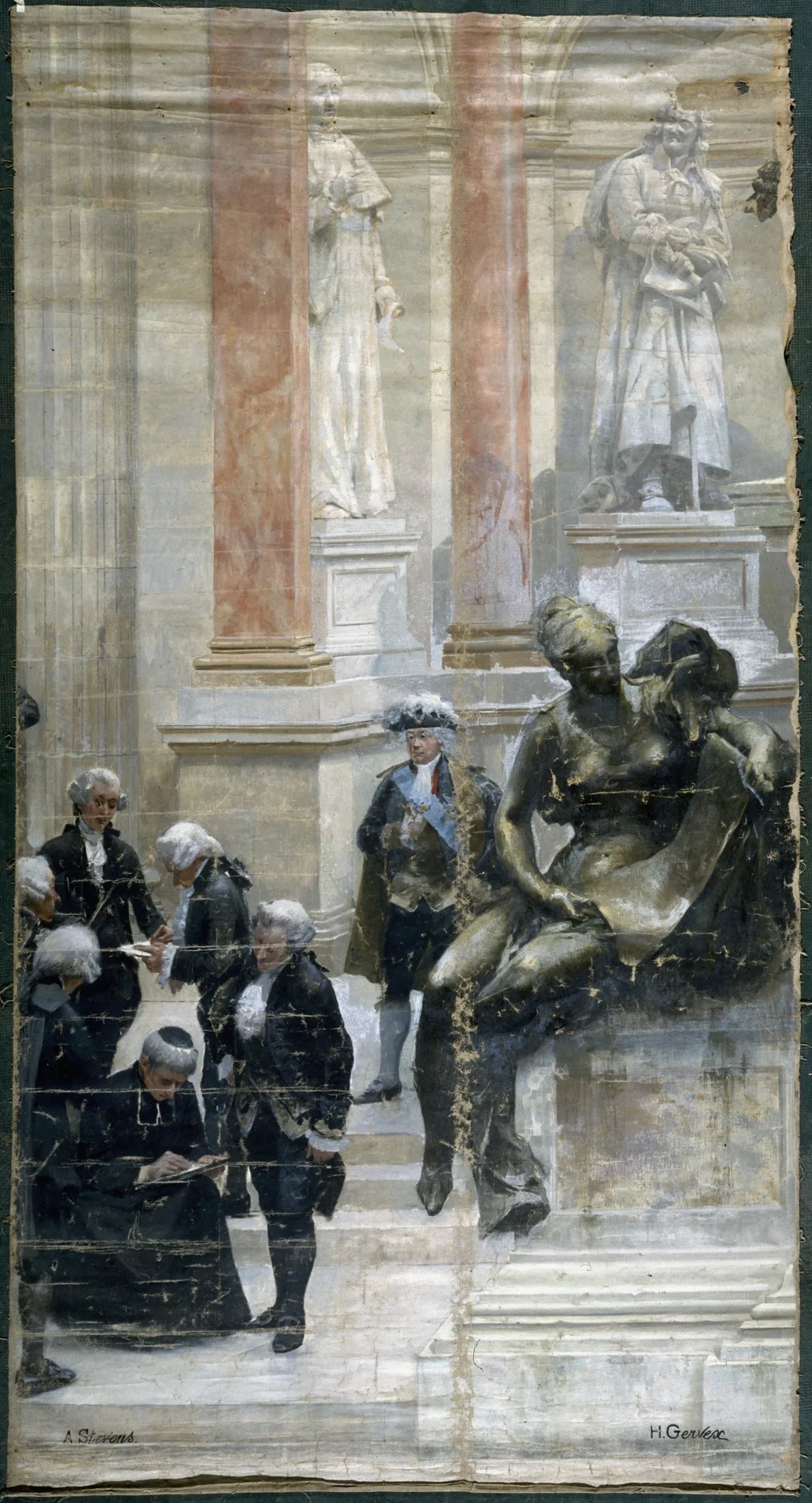Le Panorama du siècle - Henri Gervex image 1 tableau peint à l’huile sur toile