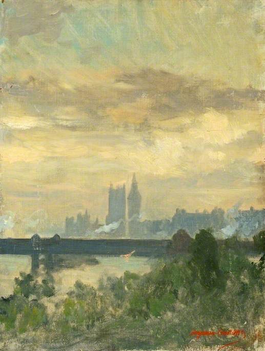 Le Parlement, Londres - Jean-Joseph Benjamin-Constant image 1 copie de tableau peinte à la main