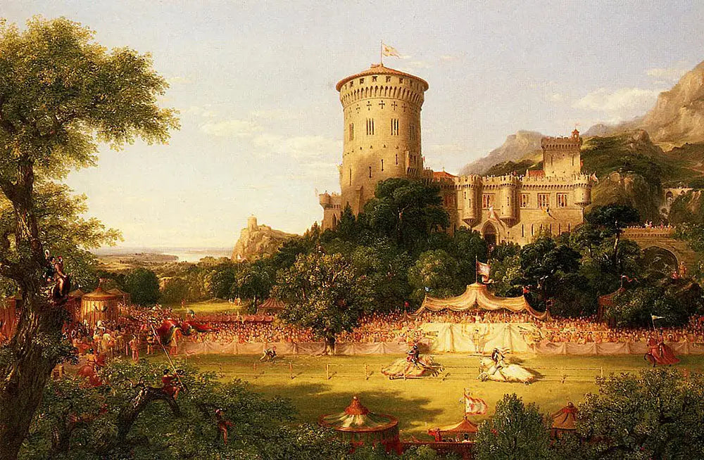 Le Passé - Thomas Cole image 1 reproduction de peinture à l’huile