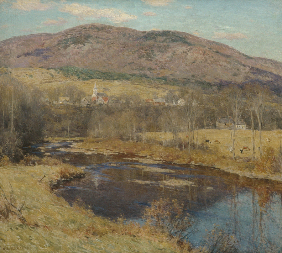 Le pays du Nord - Willard Metcalf image 1 tableau peint à l’huile sur toile