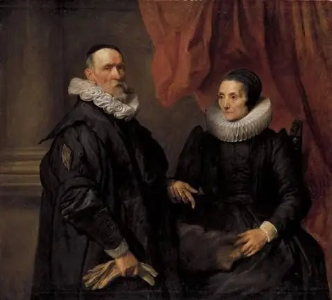 चित्रकार जान दे वेल और उनकी पत्नी जेरट्रूड दे जोड - Antoine van Dyck
