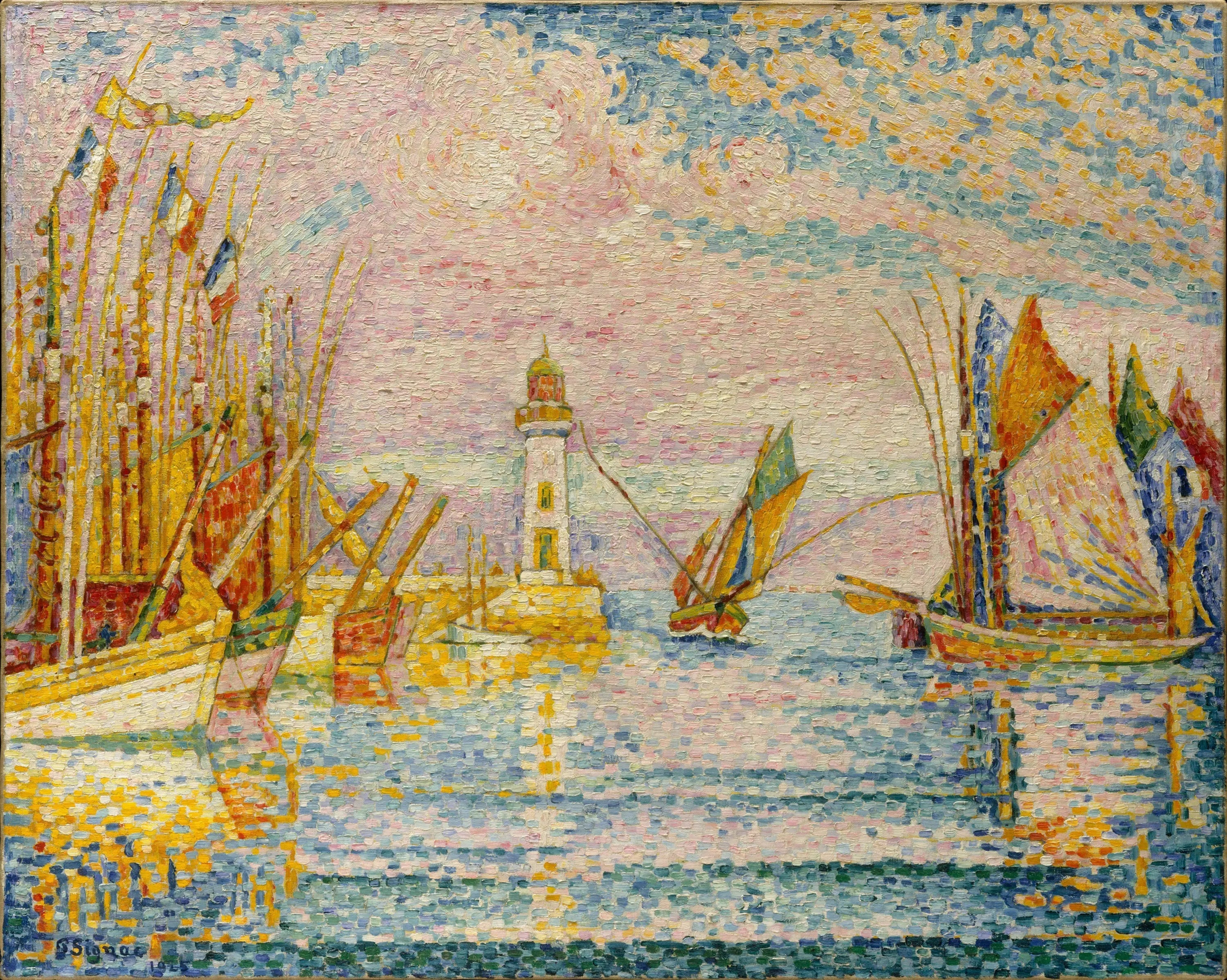 Le Phare, Groix - Paul Signac image 1 reproduction artisanale de tableau