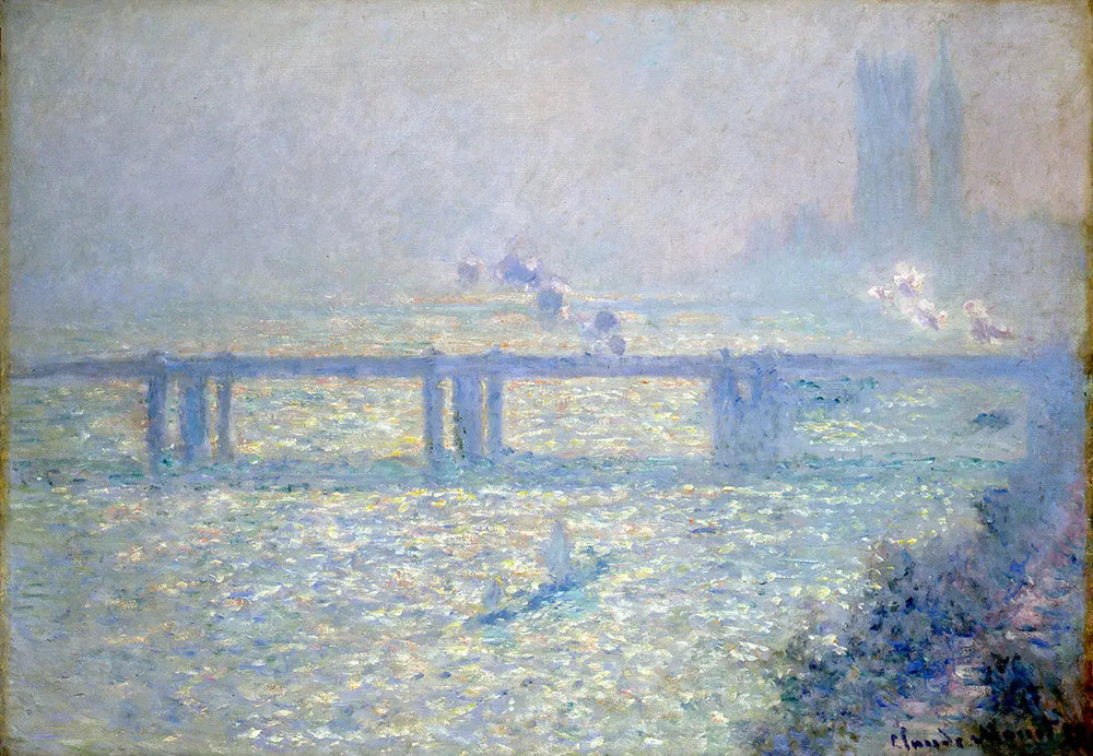 Le pont de Charing Cross - Claude Monet image 1 copie de tableau peinte à la main