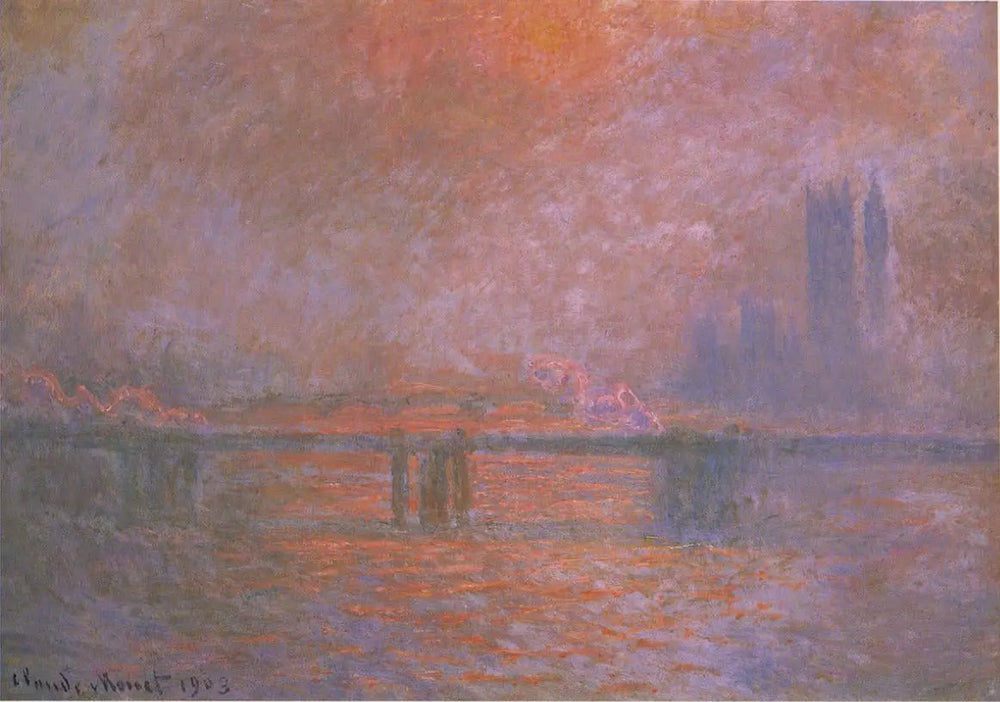 Le pont de Charing Cross, la Tamise - Claude Monet image 1 reproduction réalisée par Alpha Reproduction