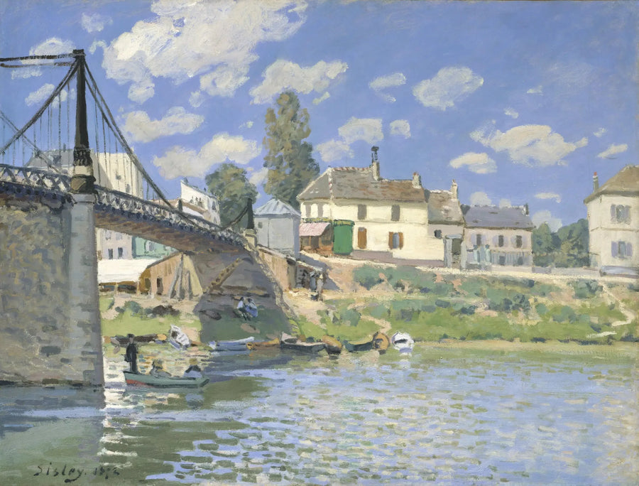 विलन्यूव-ला-गरेन का पुल - अल्फ्रेड सिस्ले