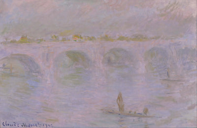 Reproduction du tableau « Le pont de Waterloo à Londres - Claude Monet » par Alpha Reproduction en peinture à l’huile