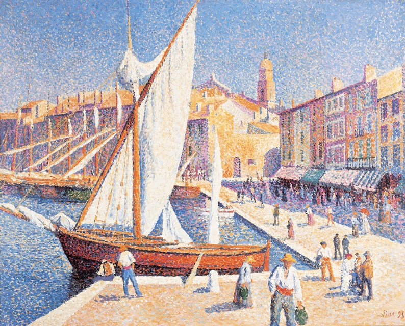 Le Port de Saint-Tropez - Maximilien Luce - Alpha Reproduction