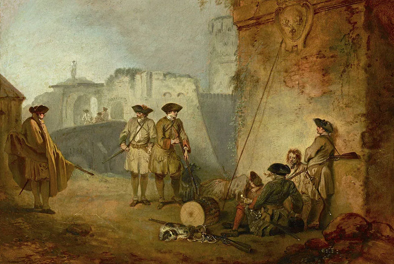 वालेंसिएन्स का प्रवेश द्वार - Antoine Watteau