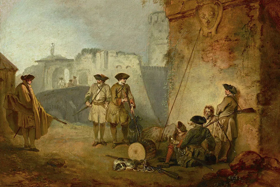 वालेंसिएन्स का प्रवेश द्वार - Antoine Watteau