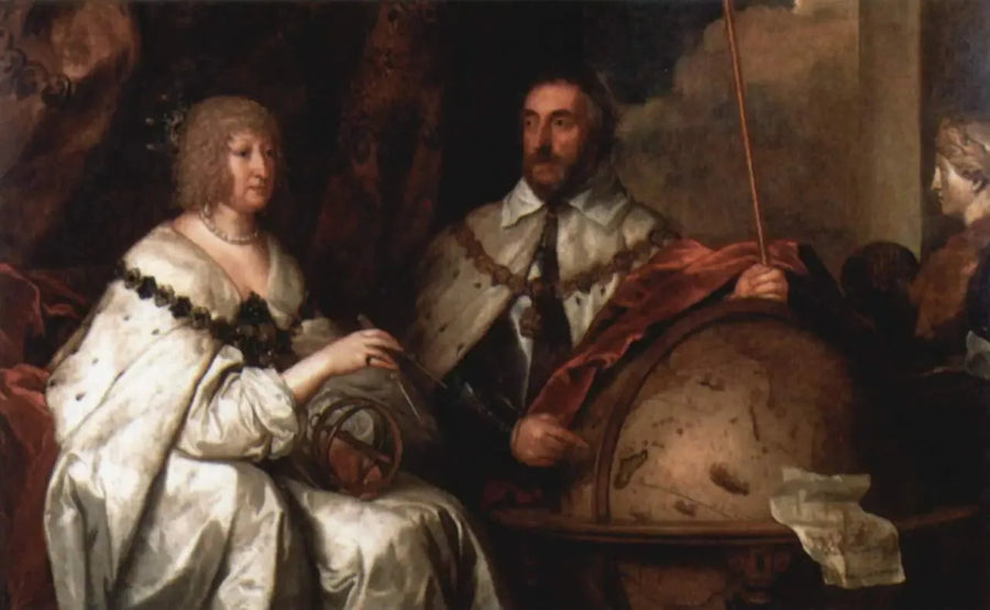 थॉमस हॉवर्ड और उसकी पत्नी अलेथिया टैलबट का मलागासी चित्र - Antoine van Dyck