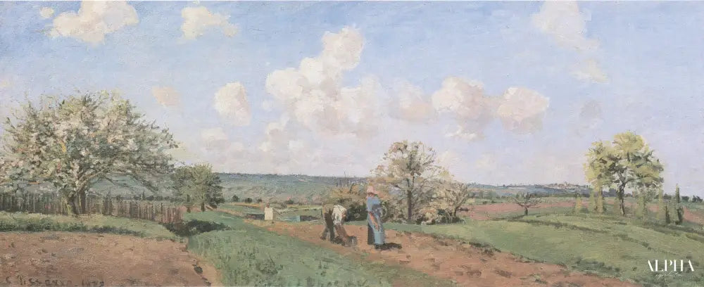 Le Printemps - Camille Pissarro - Reproductions de tableaux et peintures haut de gamme