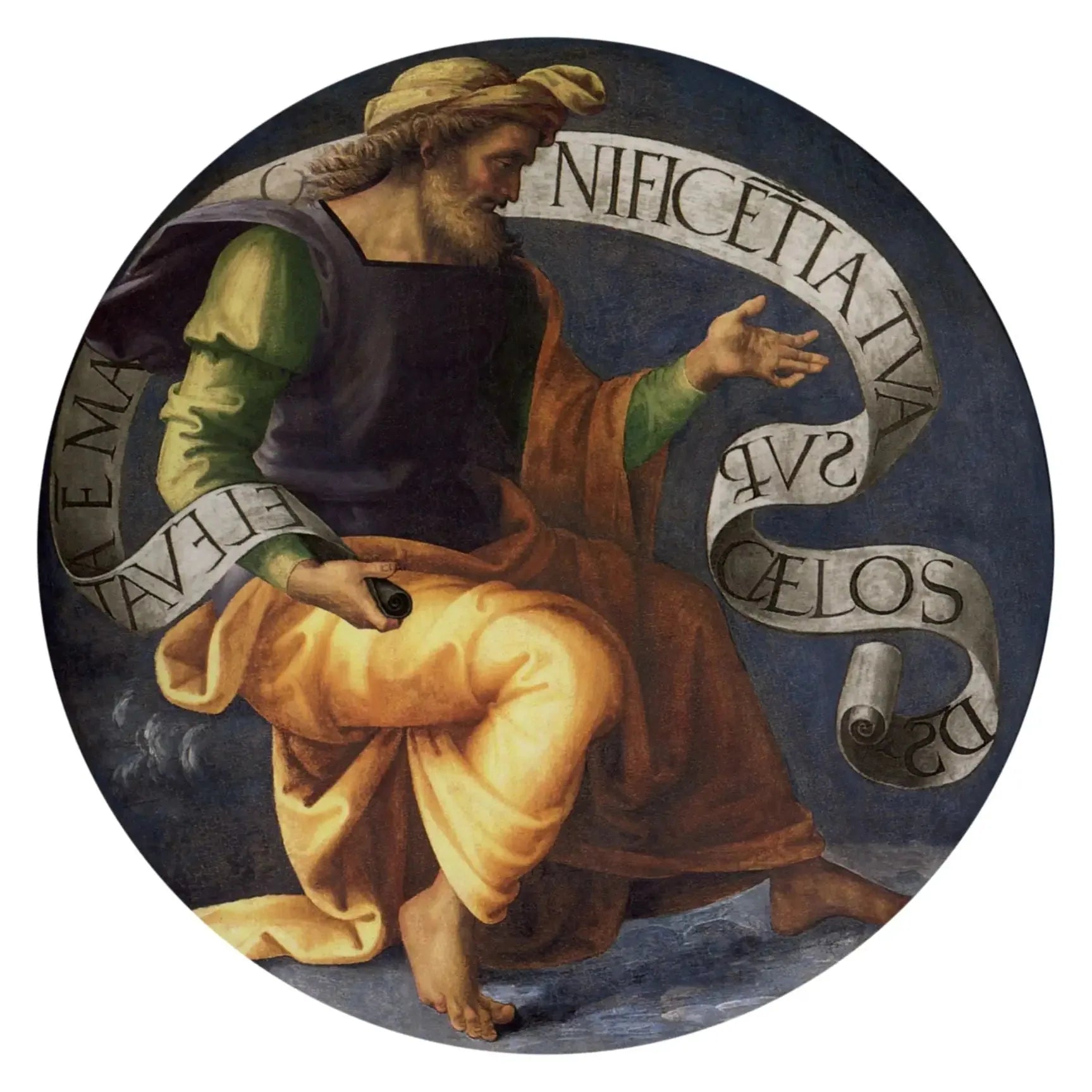 Le Prophète David - Pietro Perugino image 1 tableau peint à l’huile sur toile