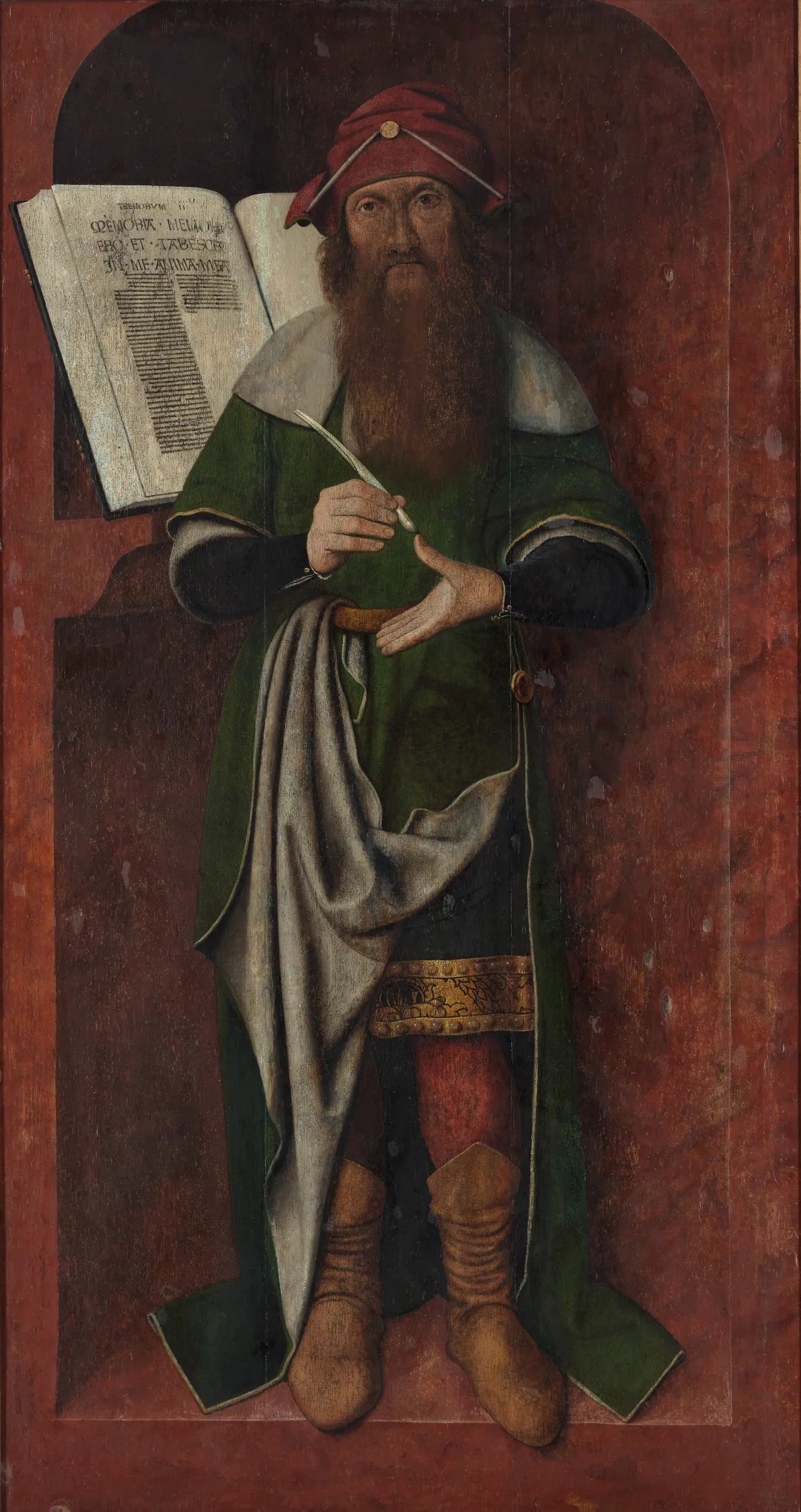Le prophète Jérémie - Jan Mostaert image 1 copie peinte à la main à l’huile