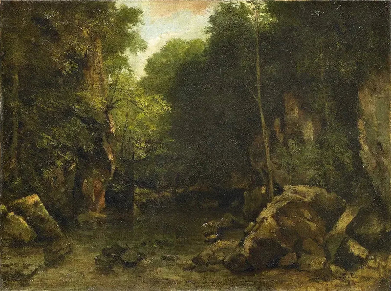काला कुआं - Gustave Courbet