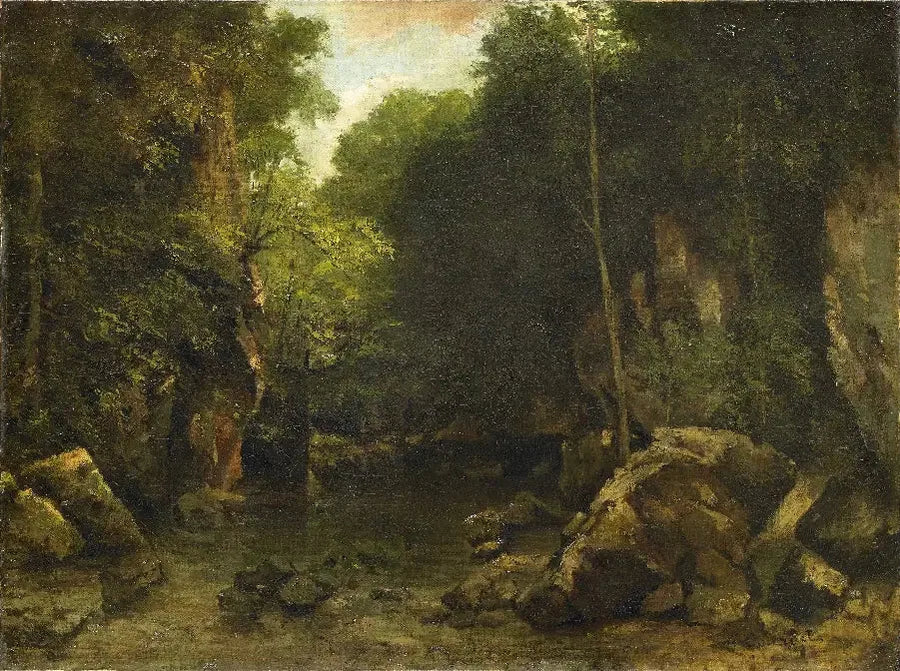 काला कुआं - Gustave Courbet