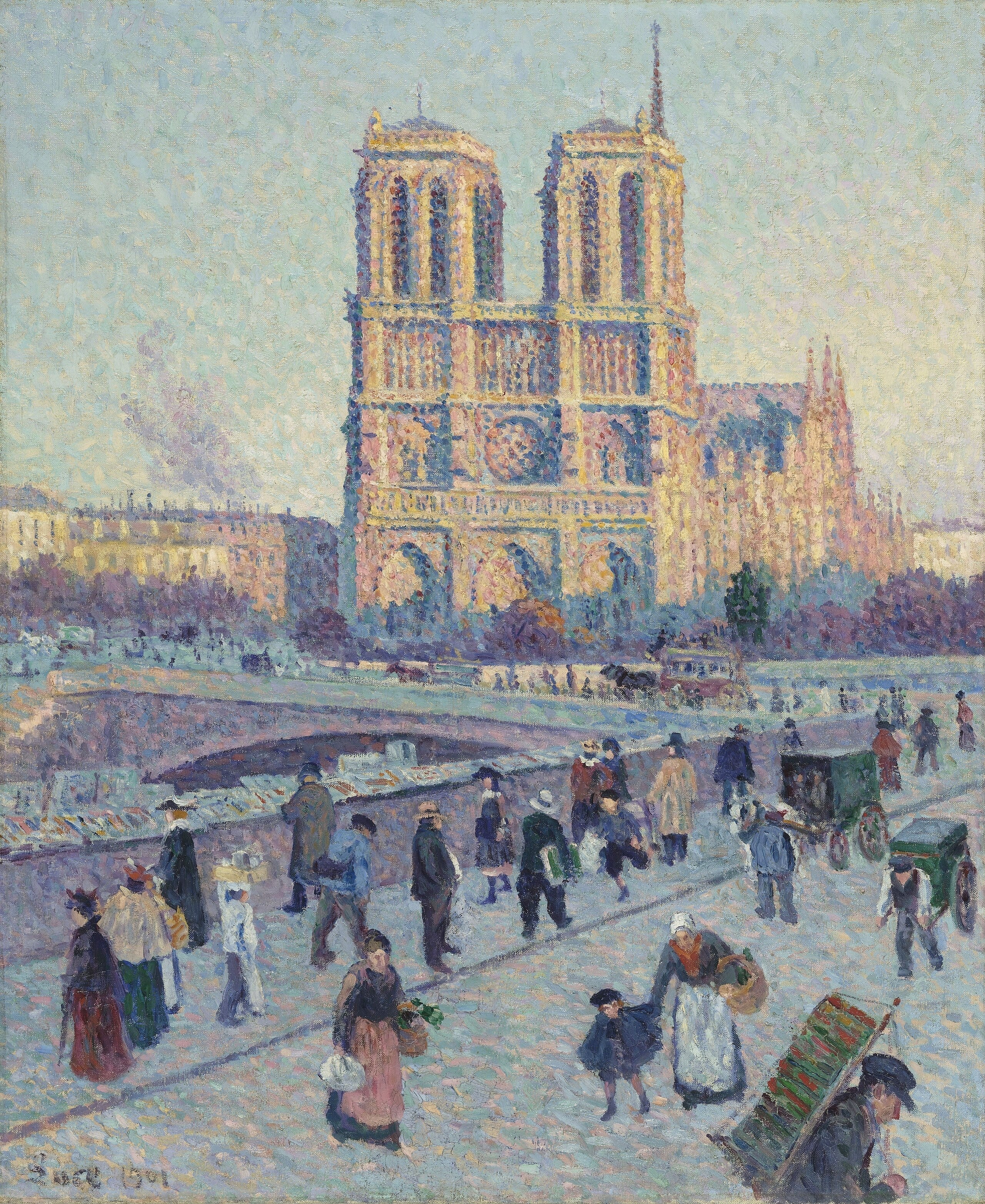 Le Quai Saint-Michel et Notre-Dame - Maximilien Luce - Alpha Reproduction