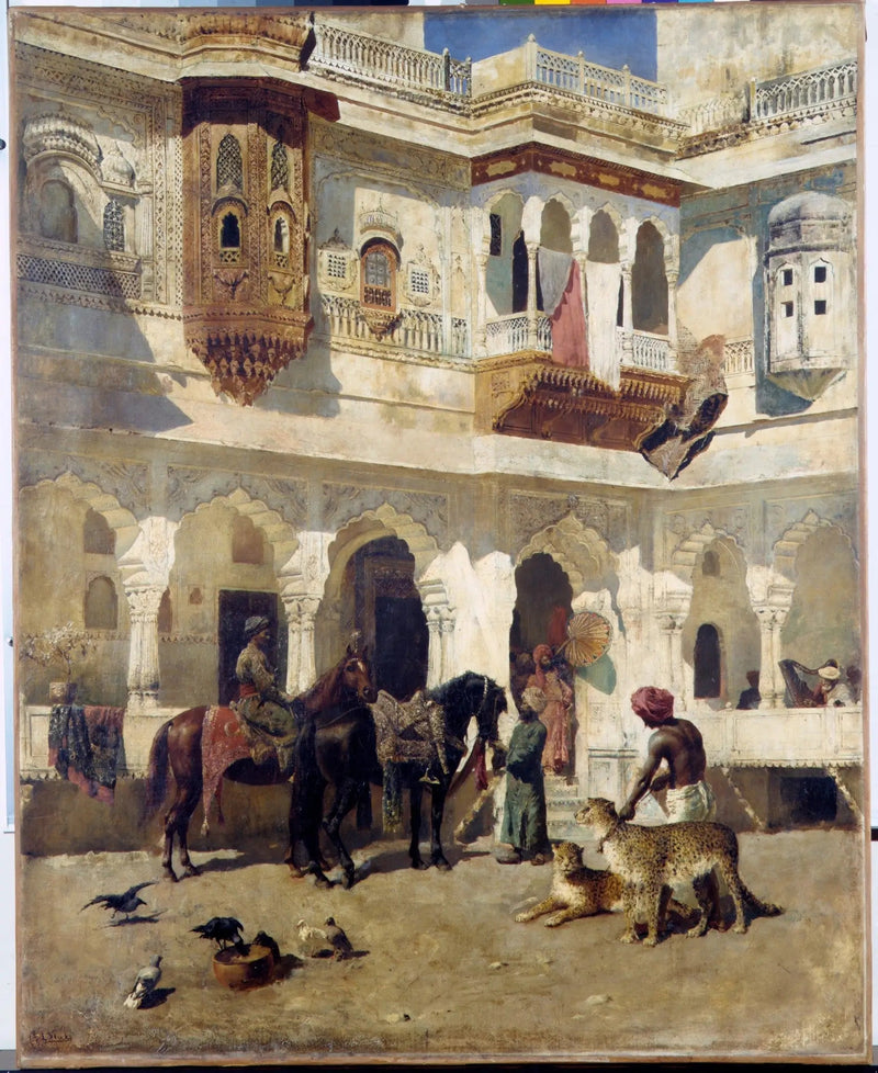 द रजाह शिकार पर जाता है - एडविन लॉर्ड वीक्स