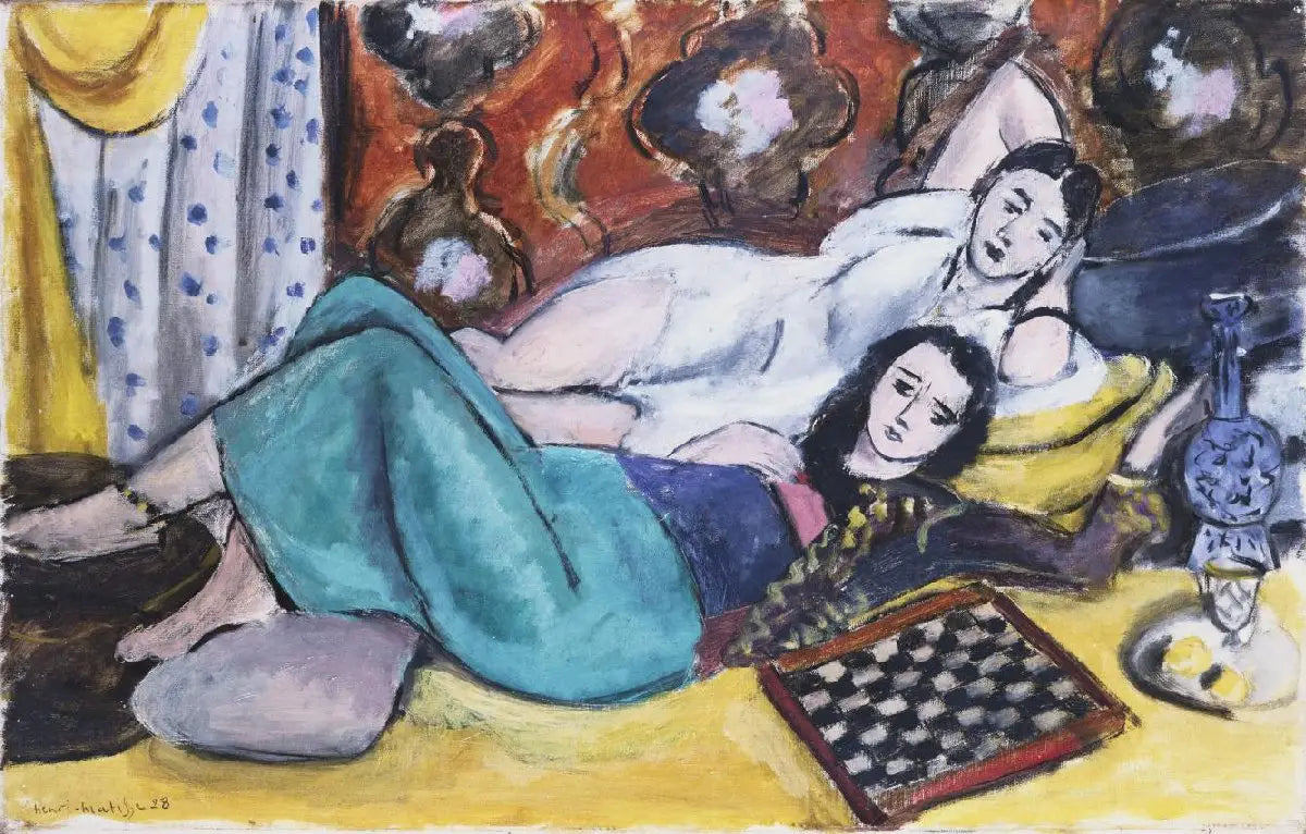 Reproduction du tableau « Le Repos des modèles - Henri Matisse » par Alpha Reproduction en peinture à l’huile