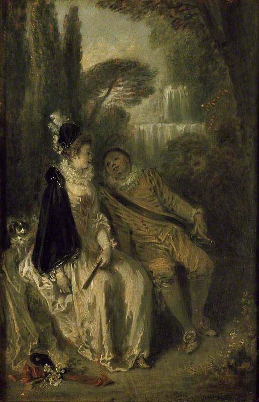 ग्रेसफुल विश्राम - Antoine Watteau