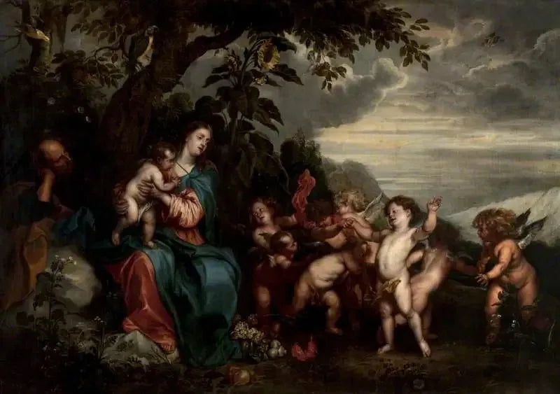 मिस्र से भागते समय विश्राम - एंटोनी वैन डाइक