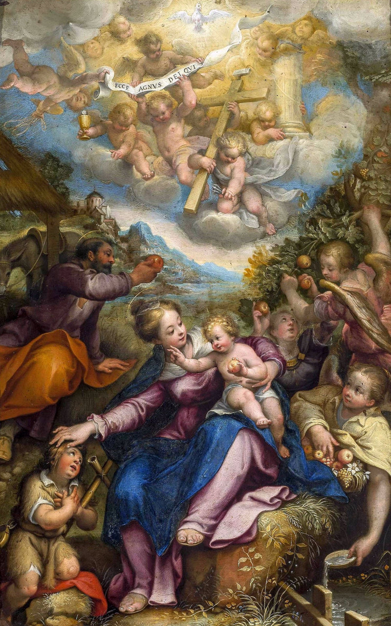 मिस्र भागते समय विश्राम - डेनिस काल्वेर्