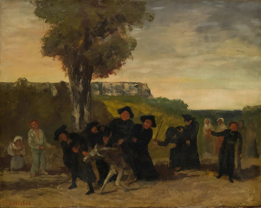 सम्मेलन की वापसी - Gustave Courbet